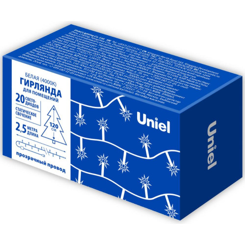 Гирлянда UNIEL UL-00007191 ULD-S0250-020, 2,5м