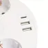 Удлинитель 5-мест. 2USB+С белый 2.5м STEKKER Comfort 49591
