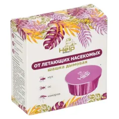 Шашка дымовая HELP от комаров, мух и ос