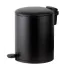 Ведро для мусора PERFECTO LINEA черное 5л с педалью Black Onyx