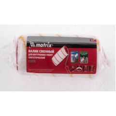 Ролик сменный MATRIX 180мм, ворс 12мм, D 48мм, D ручки 8мм, полиакрил (80744)