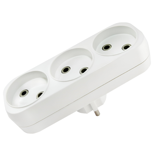 Разветвитель сетевой (тройной) 6А 250B TDM SQ1806-0027 (472960)