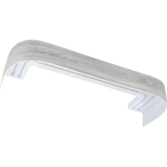 Карниз Ле-Гранд Галант 7см 2,0м (2ряд) дуб беленый с поворотами (5)