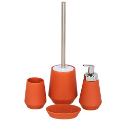 Держатель для зубных щеток (стакан) керамика, оранжевый, CE2545AA-TB (435051)