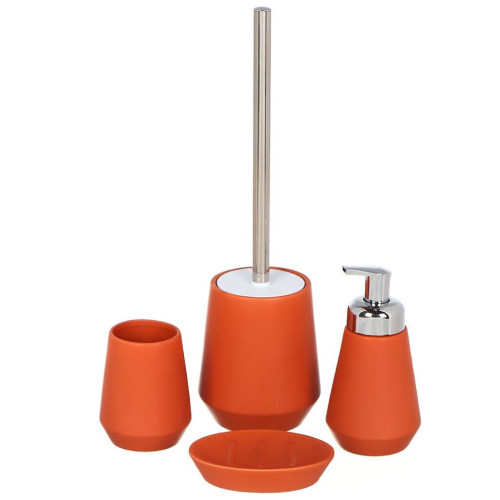 Держатель для зубных щеток (стакан) керамика, оранжевый, CE2545AA-TB (435051)