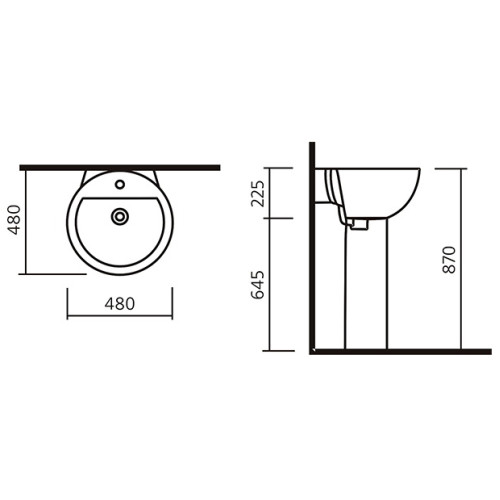 Пьедестал SANITA LUXE 