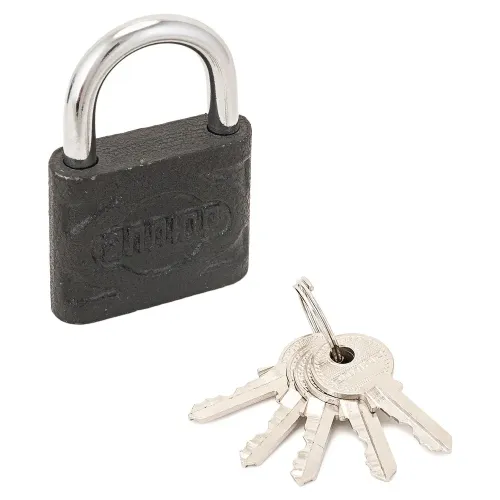 Замок навесной АЛЛЮР ВС1Ч-4505 d 7мм черный (06452)