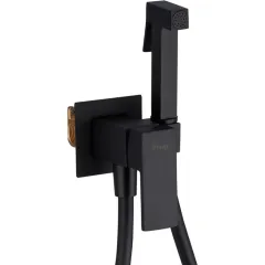 Душ гигиенический FRAP F7506-6 со смесителем, чёрный