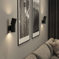 Светильник настенный ES 40126/LED Deep черный