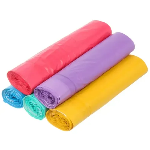 Пакеты для мусора Марья Искусница 35л 10шт, 5 рулонов цветные (499767)