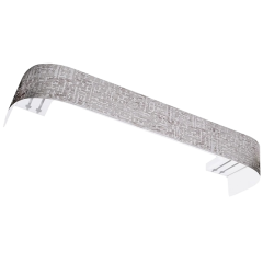 Карниз Ле-Гранд Бруно 3,0м (2ряд) платина с поворотами (3)