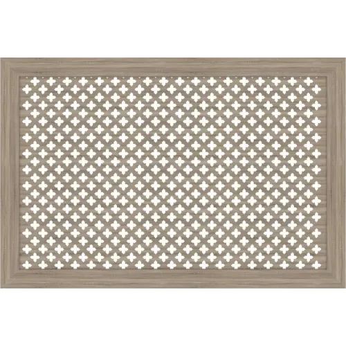 Радиаторная вентиляционная решетка из МДФ STELLA Готико 90*60 дуб винтаж