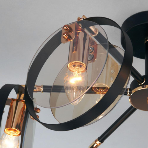 Светильник EUROSVET 70121/6 черный