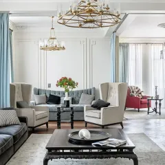 Розетка 2-ая 2P Катрин серебро с защитной шторкой GLS10-7113-03