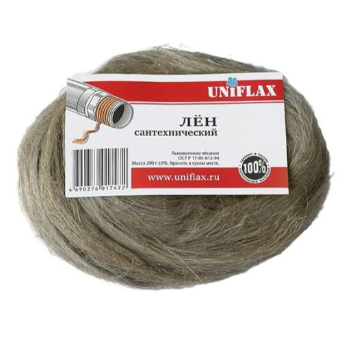 Лён сантехнический UNIFLAX 50 г