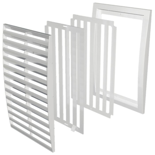 Решетка регулируемая пластмассовая 2525РРП