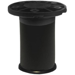 Опора мебельная Р-80мм черный(КА-1017340)