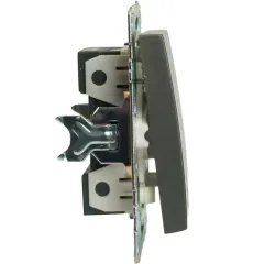 Переключатель 1-кл Катрин перекрестный графит GLS10-7110-06