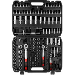 Набор инструментов STARTUL STUTTGART (PRO-172S) 172 пр. 1/2, 1/4, 3/8  CrV, пласт. кейс