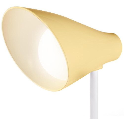 Лампа настольная DE564 желтый/белый