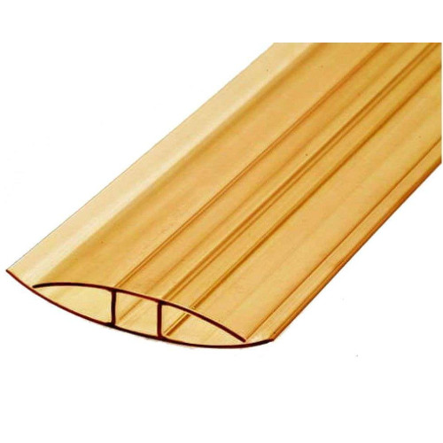 Поликарбонат сот. H-профиль 4мм, 6м бронза