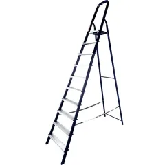 Стремянка АЛЮМЕТ (М8410) сталь 10 ступ., профиль 40х20