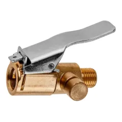 Адаптер пневмо ECO для подкачки шин (резьба 8 мм, клапан сброса давления, латунь) (EC3923-2)