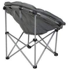 Кресло складное Green Days Гриб, полиэстер, темно-серое до 100кг 80х80х80см с сумкой-чехлом (353010)