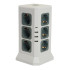 Удлинитель 12-мест. 3USB A+1C 1.5м HM10-61-01 STEKKER Comfort 49991