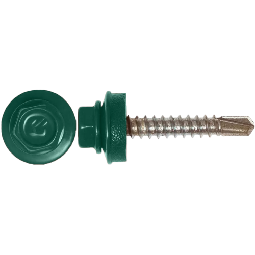 Саморез кров. КРс ZP 4.8x35/38 (6005) зелен