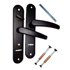 /Ручки на планке  Гардиан/Вега черный муар к ЗВ 3012 (4112)