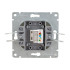 Розетка PC UNIVersal Афина, серебро A0051-S