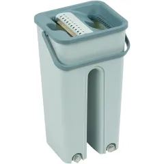 Швабра РЫЖИЙ КОТ CLEAN HANDS ведро с отжимом, швабра, насадки 310459 (227408)