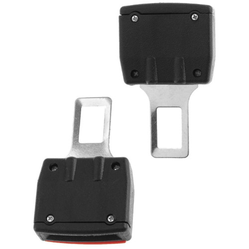 Заглушка ремня безопасности 2шт черный, пластик (3043434)