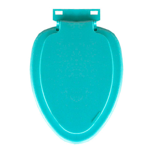 Сиденье для унитаза овальное бирюзовое
