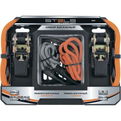 Набор стяжек и резинок для фиксации грузов STELS (54403)