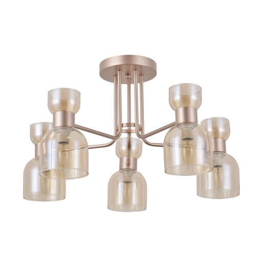 Светильник ЭкономСвет 12221/5CPGD AMB