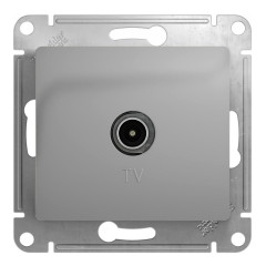 Розетка TV GLOSSA алюм. GSL000393