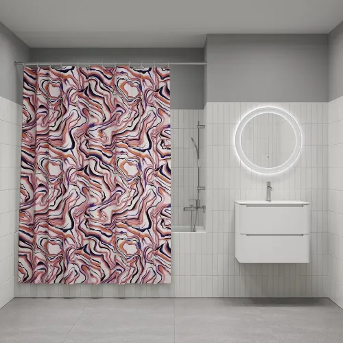 Шторка для ванной IDDIS полиэстер 200x180cм BX01P18i11