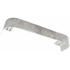 Карниз Ле-Гранд Глэдис 2,4м (2ряд) мрамор золото с поворотами (3)