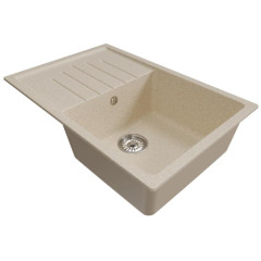 Мойка комп. MIXLINE МЛ-ГМ19 500х750x200мм, бежевая (328), сифон