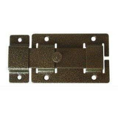 Засов широкий Киров ЗД-02  плоский, бронза (00871)
