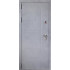 Дверь метал. VD-107 Букле серый (Царга Бьянко) (3 контура) 100 мм 960 L левая