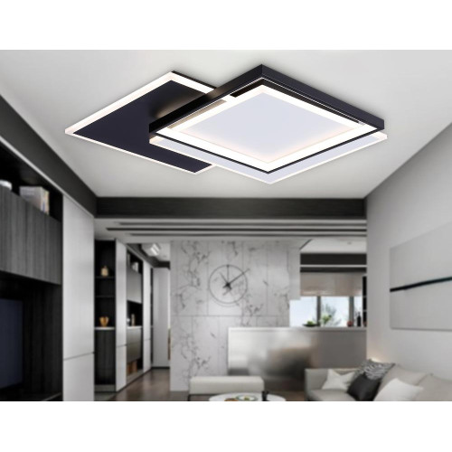 Светильник AMBRELLA FA7723 WH/BK 82W 3000K-6400K белый/черный