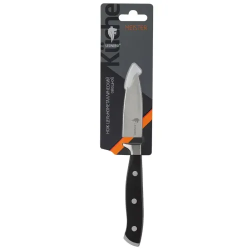 Нож кухонный LEONORD для овощей 8,6см цельнометаллический (876970)