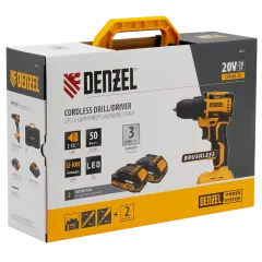 Шуруповерт DENZEL CDH-BL-20 (26123) (*15)