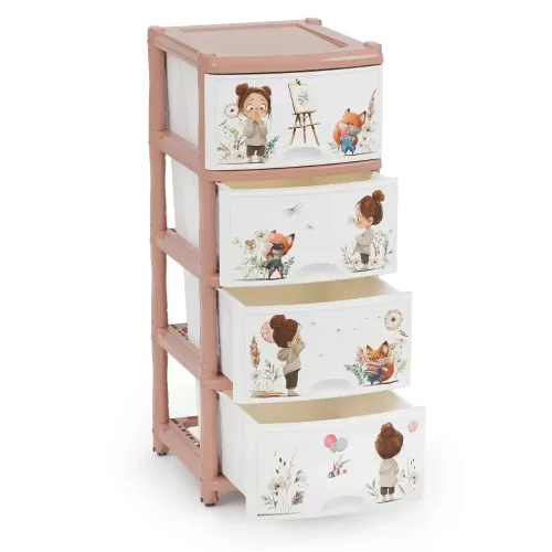 Комод Альтернатива Для девочек 4 ящика (328490)