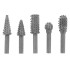 Шарошки абразивные FIT по дереву, 5 шт (36455)