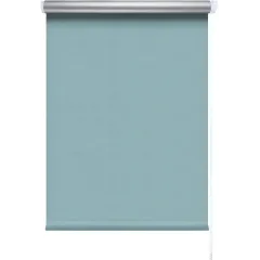 Рулонные жалюзи Блэкаут сильвер 47*175 цвет бирюза