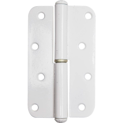 Петля накладная Кунгур 110 белая L (09483)